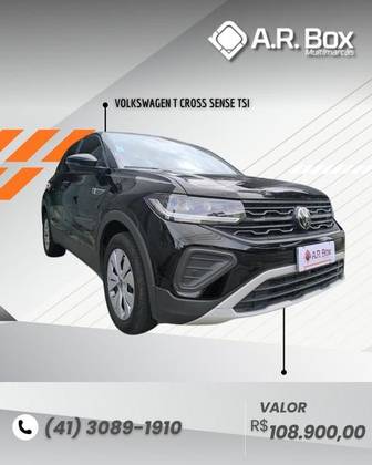VOLKSWAGEN T-CROSS 1.0 200 TSI TOTAL FLEX SENSE AUTOMÁTICO VOLKSWAGEN T-CROSS 1.0 200 TSI TOTAL FLEX SENSE AUTOMÁTICO